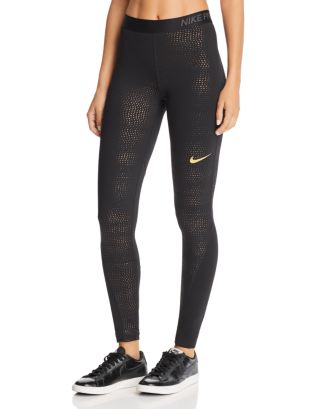 Nike Metallic Dot Leggings | Bloomingdale's