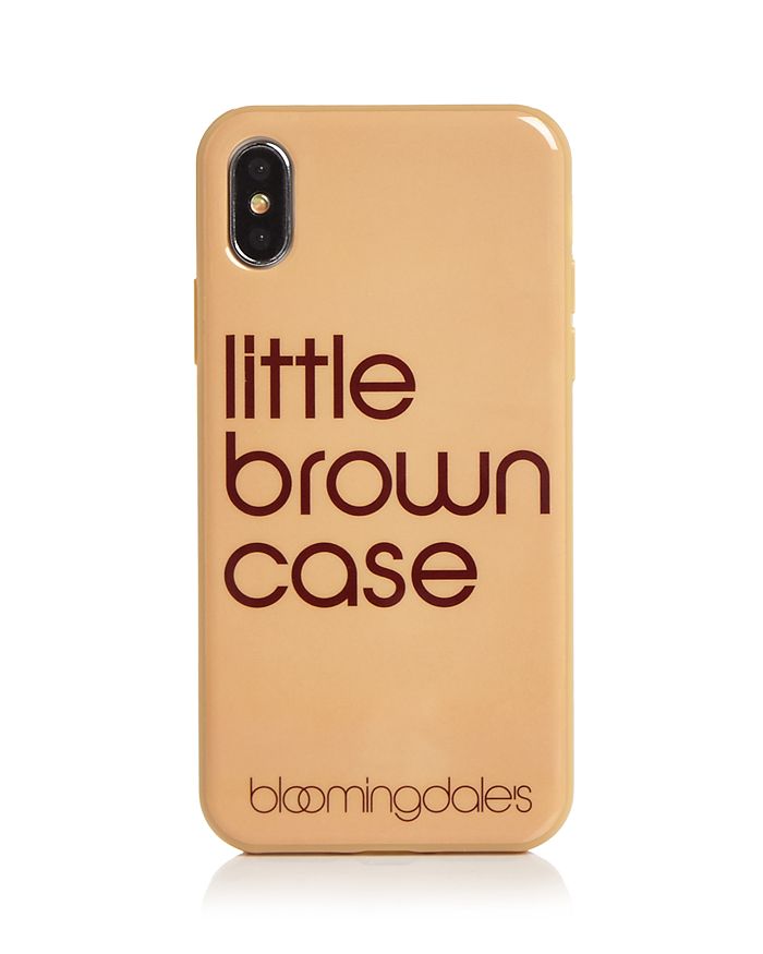 Bloomingdale's Little Brown iPhone X Case | Bloomingdale's