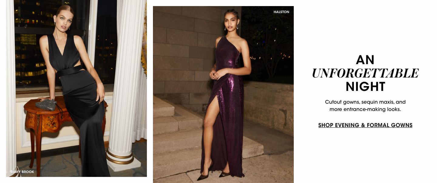 An unforgettable night. Cutout gowns, sequin maxi, and more entrance making looks.