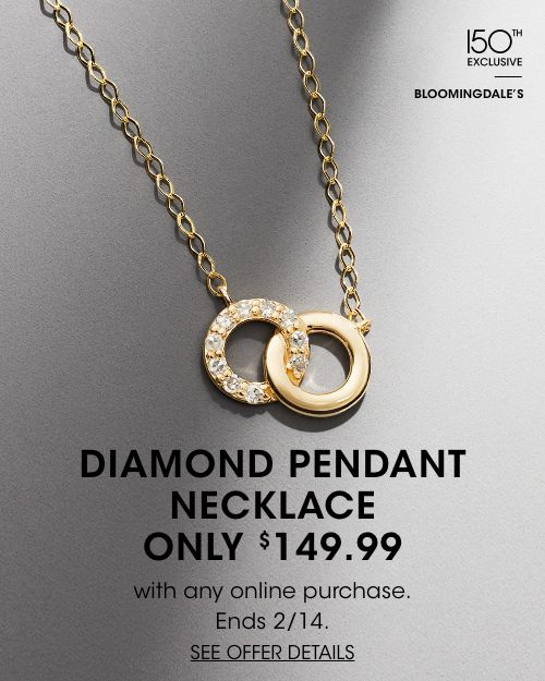 Diamond Pendant Necklace Only $149.99