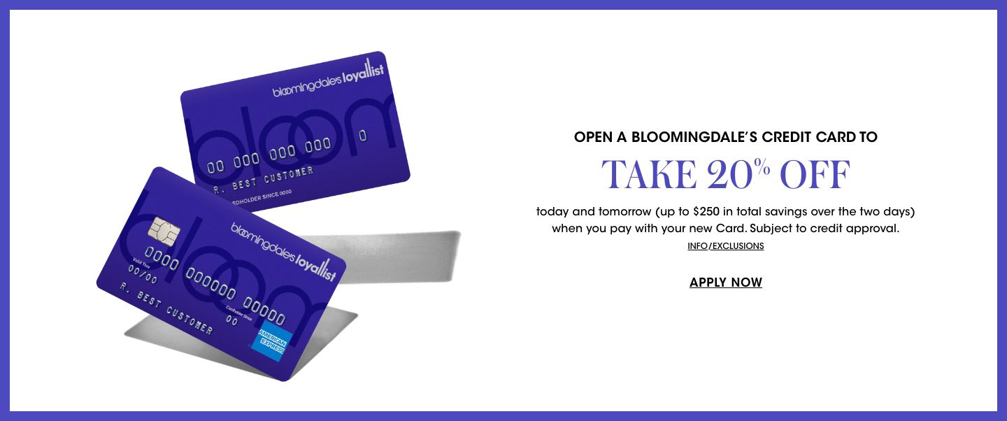 Bloomingdale's Loyallist Credit Card Cookie OverLoad