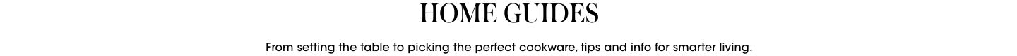 Home Guides