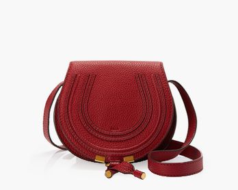 Red designer online crossbody