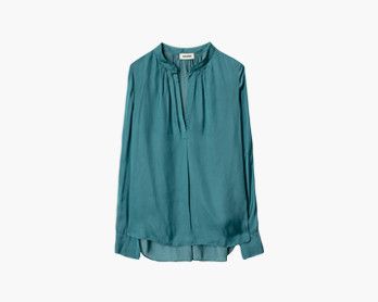 vince camuto green top