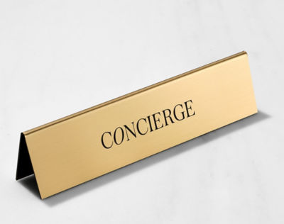 Dedicated concierge