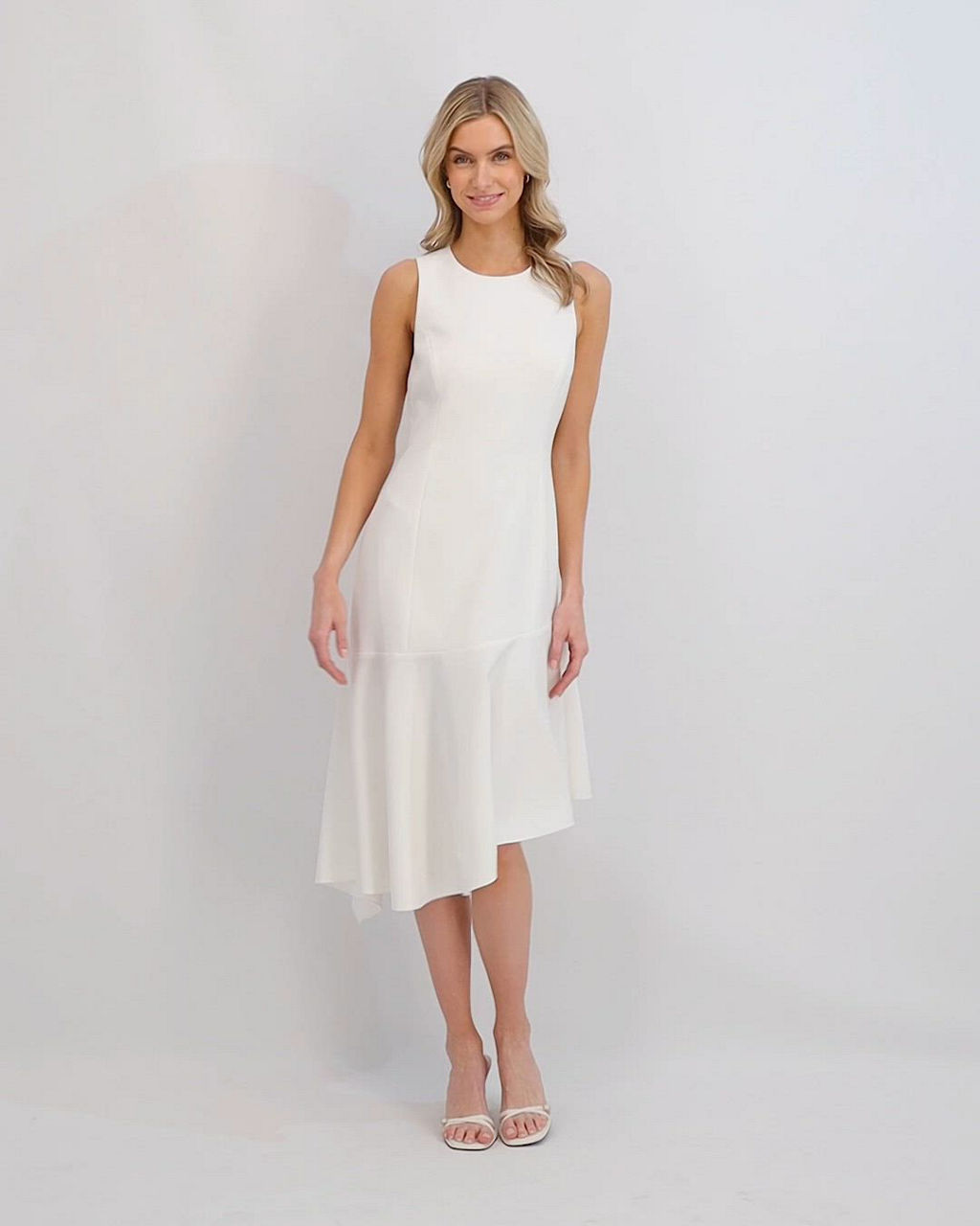 ted baker asymmetric dress Long Sleeve Maxi Sweater Dress | Black With Metallic | XS main image 1