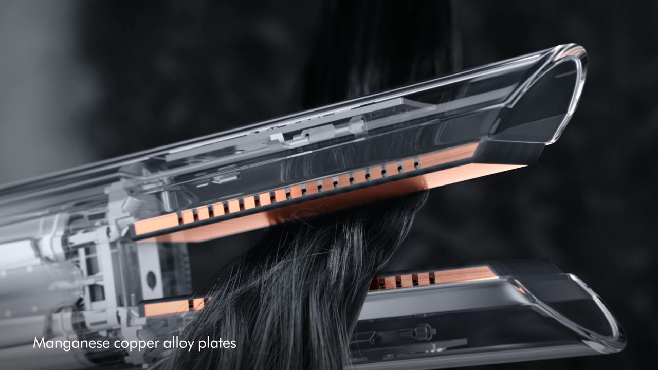 Dyson HS07 Corrale styler straightener | Black/Purple | New