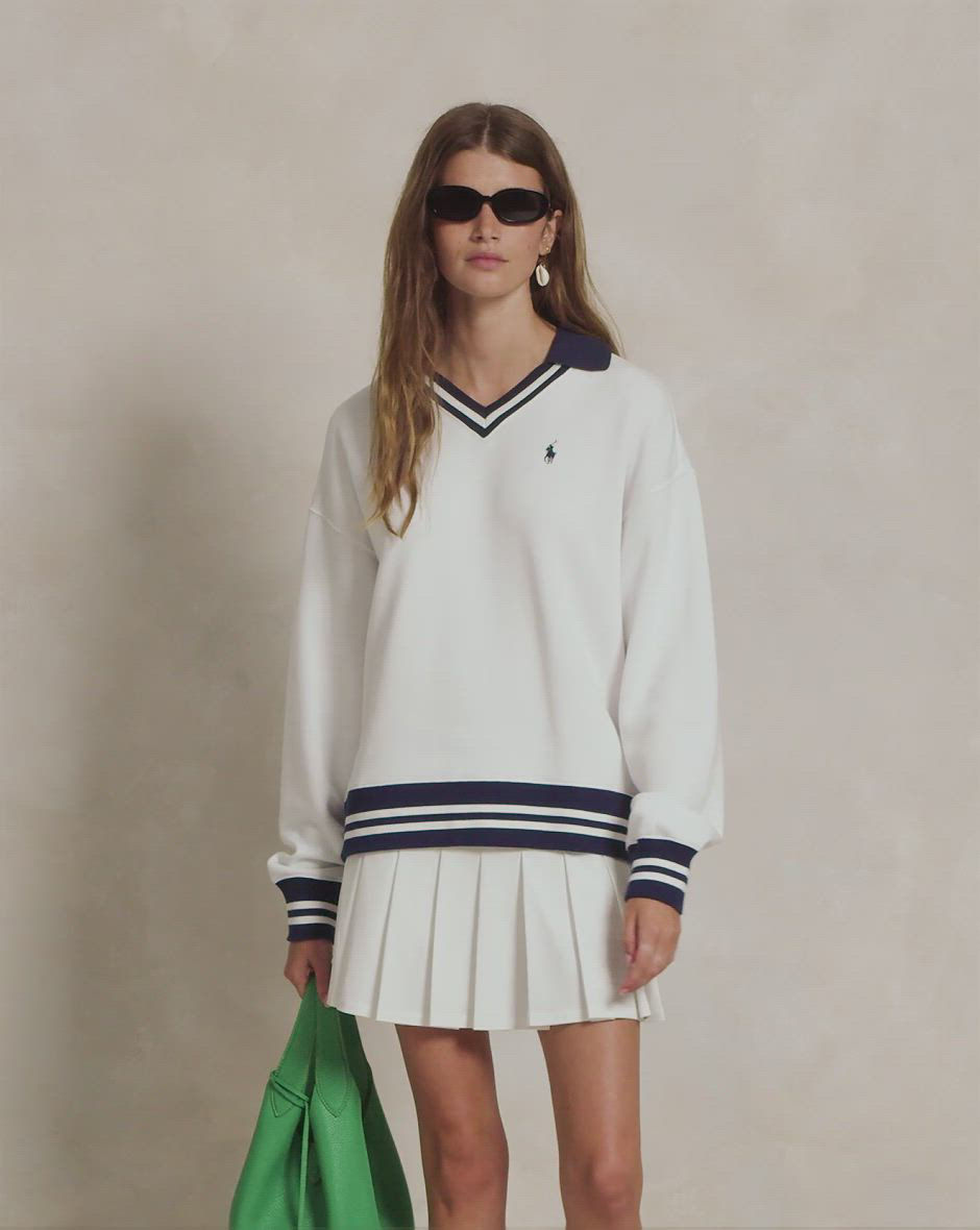 Ralph Lauren US Open Fleece Cricket Polo | Bloomingdale's Women