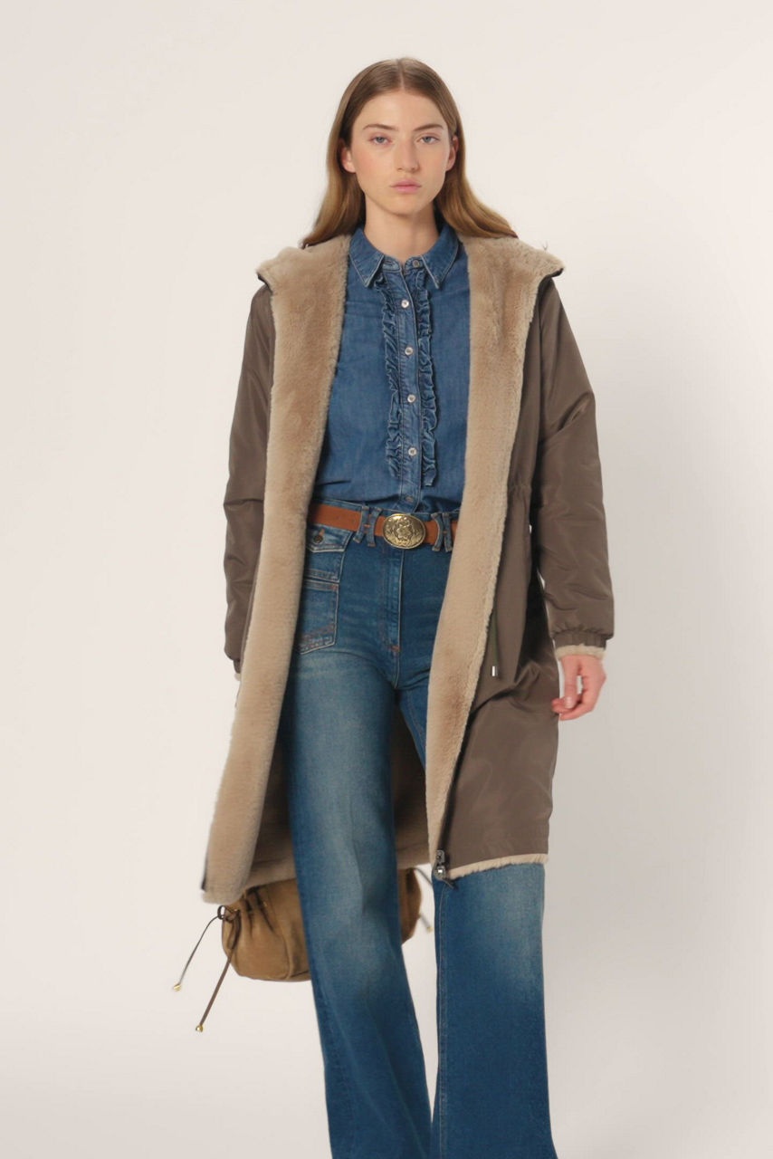 Gerard Darel Mayline Faux Fur Coat | Bloomingdale's