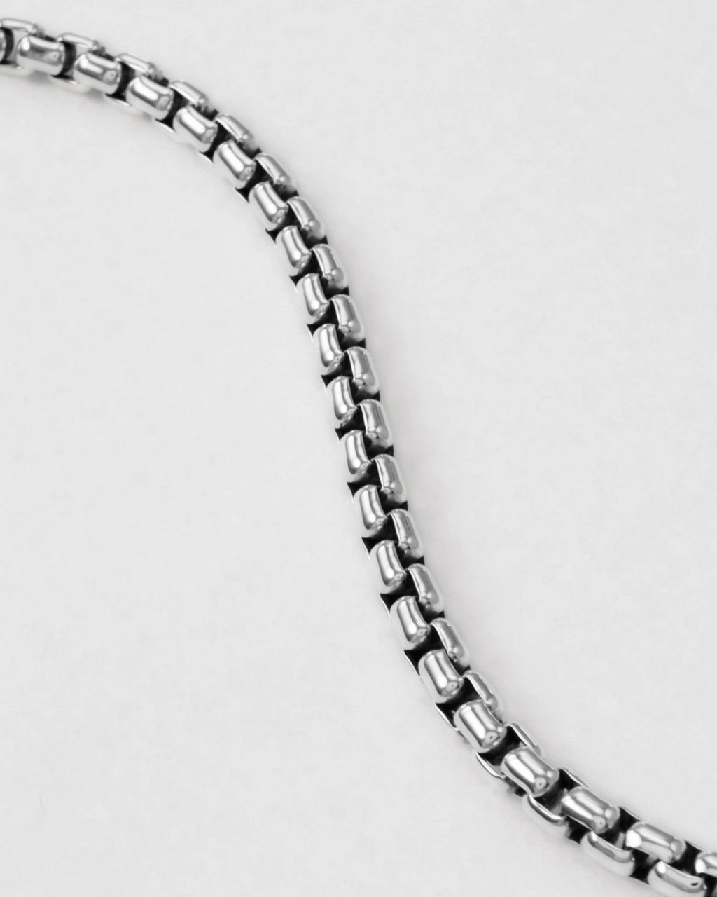 David Yurman Men's Box Chain Bracelet in Sterling Silver, 5mm