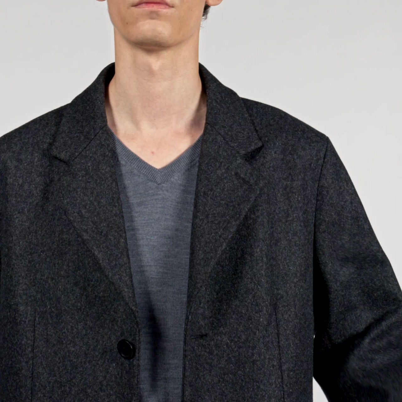 Sandro New Heather Wool Blend Broadcloth Coat | Bloomingdale's Men