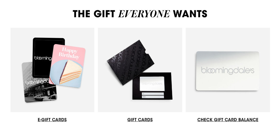 Gift Cards Bloomingdale's
