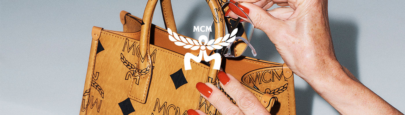 MCM Munchen XL Monogram Tote Bag