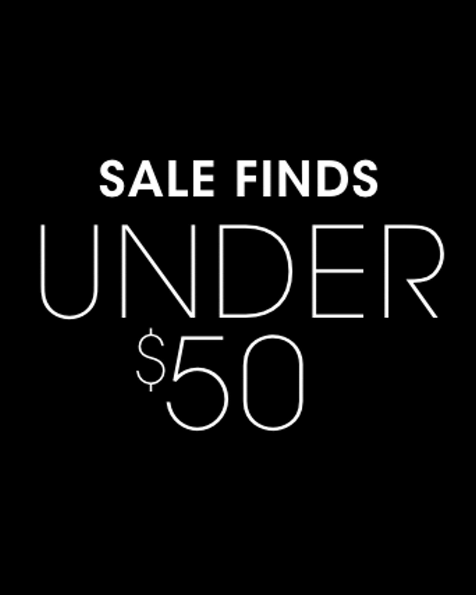 Sale finds under 50 dollars