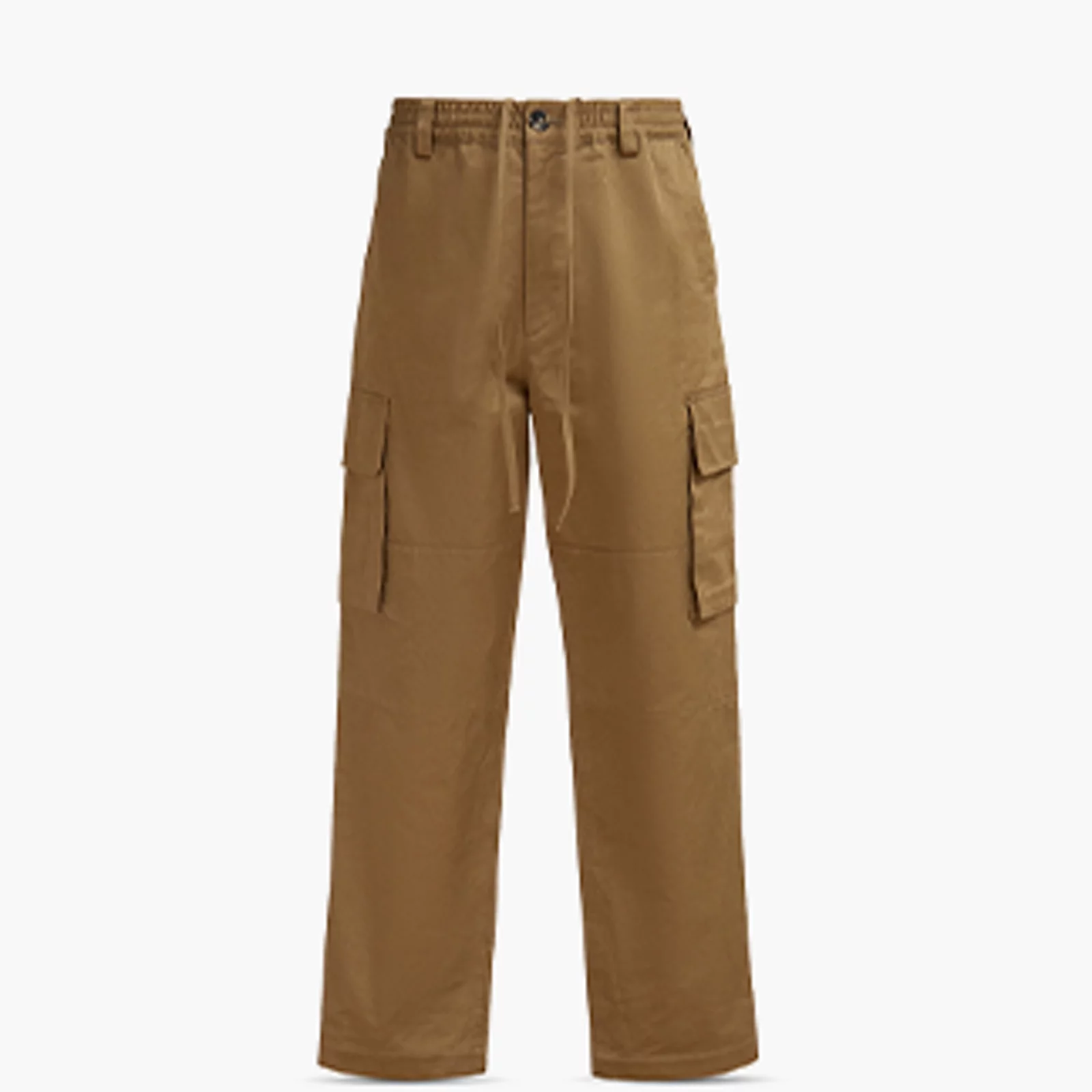 1 photo of mens khaki cargo pants.