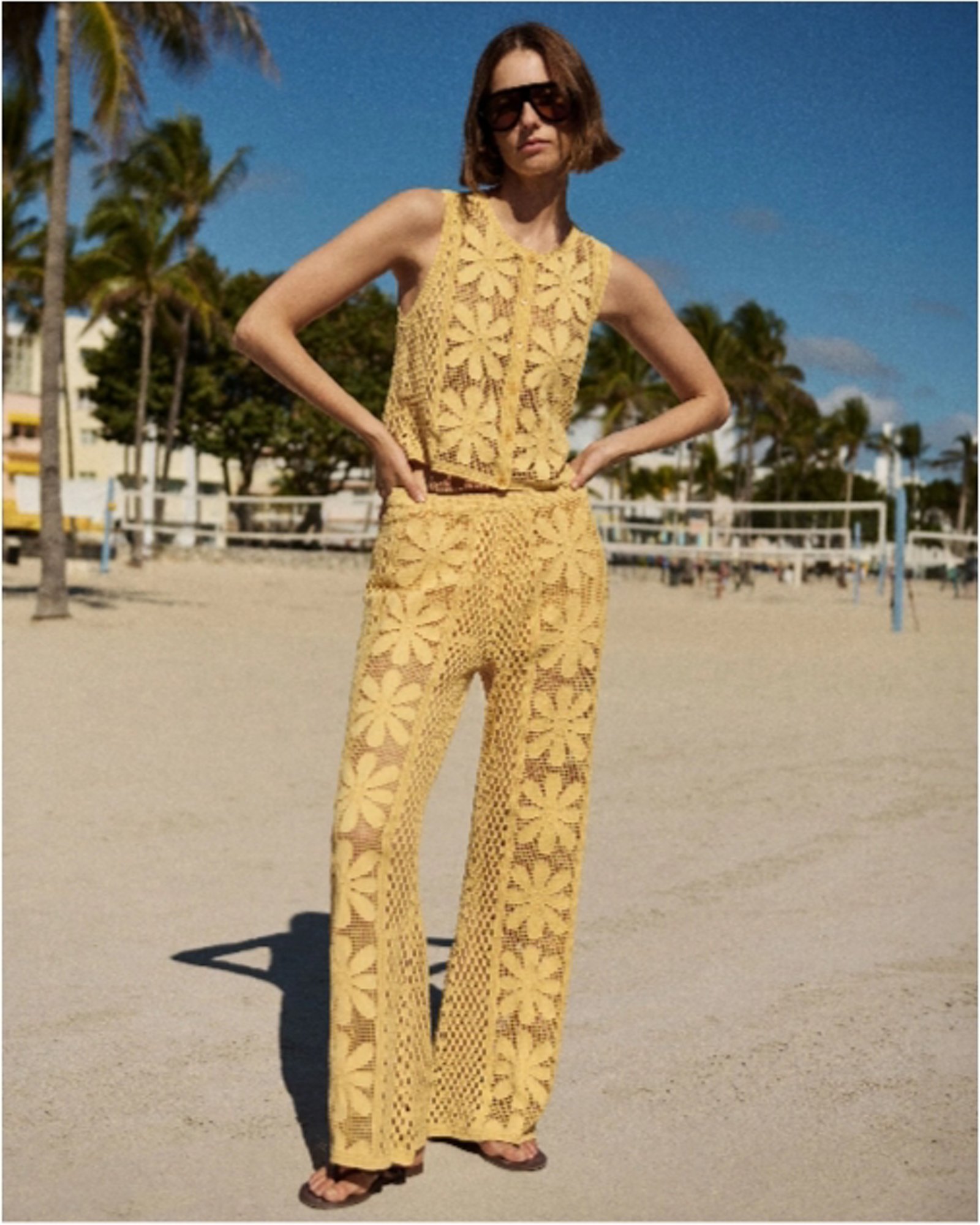 1 thumbnail photo of 1 female model in a yellow floral matching set. SHOP ALL THINGS SPRING, MATCHING SETS.
