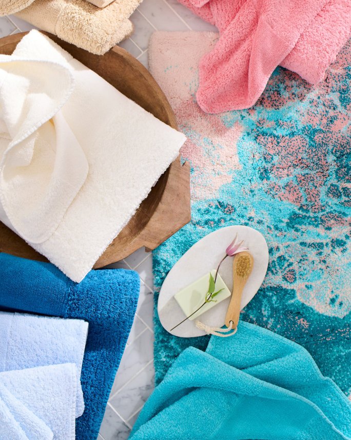 Towels 25 to 50 percent off.