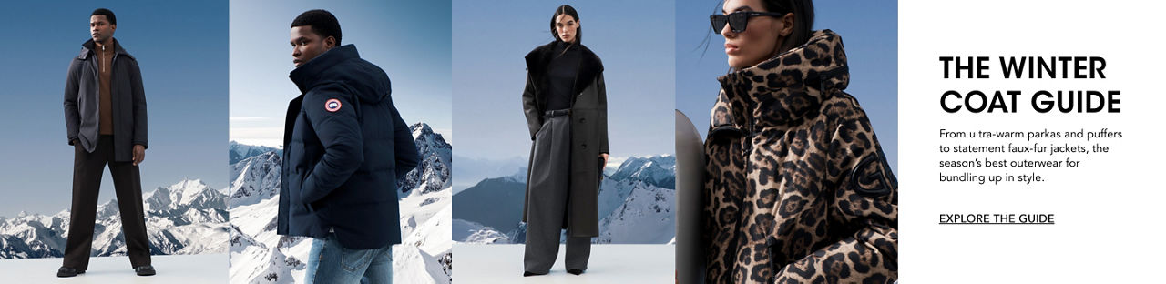 The winter coat guide. From ultra warm parkas & puffers to statement faux fur jackets, the seasons best outerwear for bundling up.