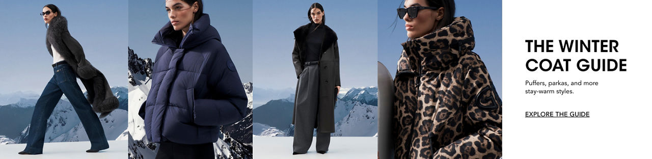 The winter coat guide. Puffers, parkas, and more stay warm styles.