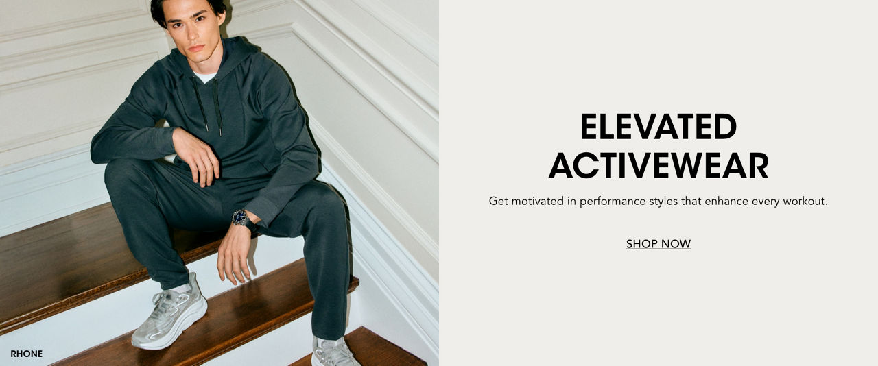 Elevated activewear. Get motivated in performance styles that enhance every workout.