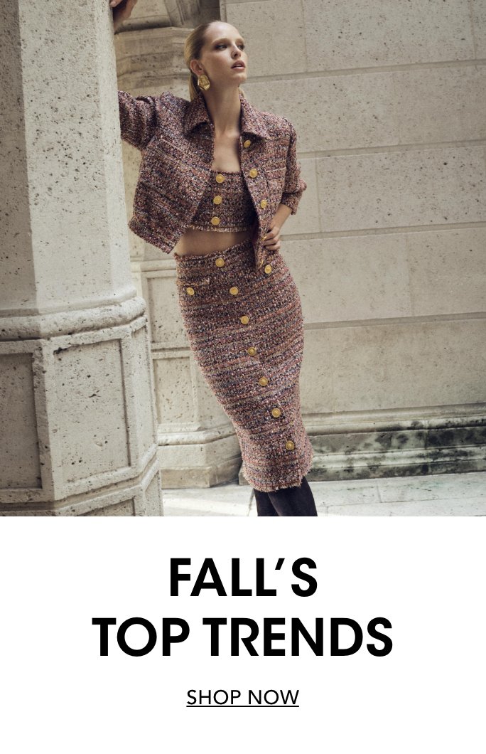 Fall's Top Trends.