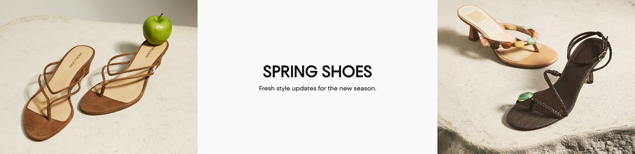 Spring shoes. Fresh style updates for the new season.