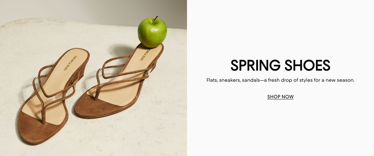 Spring shoes. Fresh style updates for the new season.