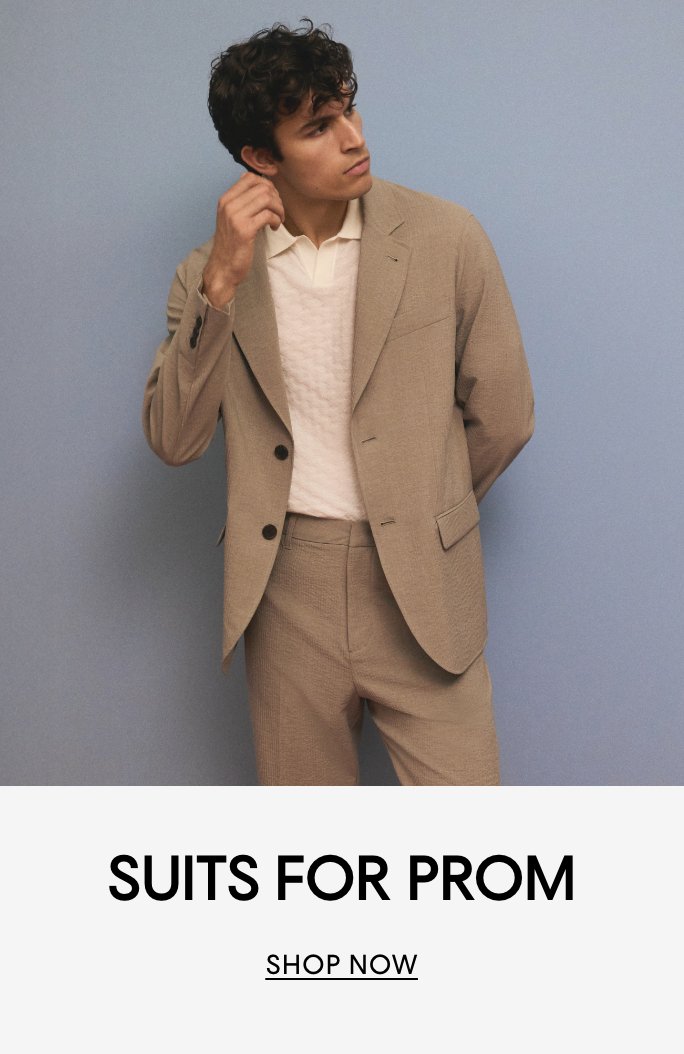 SHOP SUITS FOR PROM.