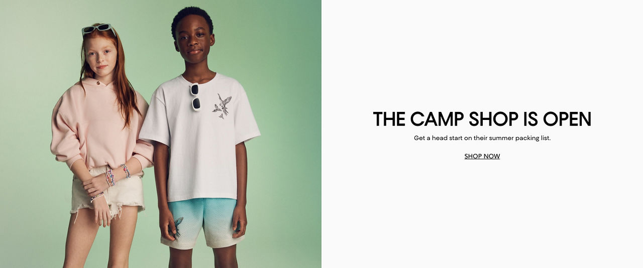 The Camp Shop is open. Get a head start on their summer packing list.