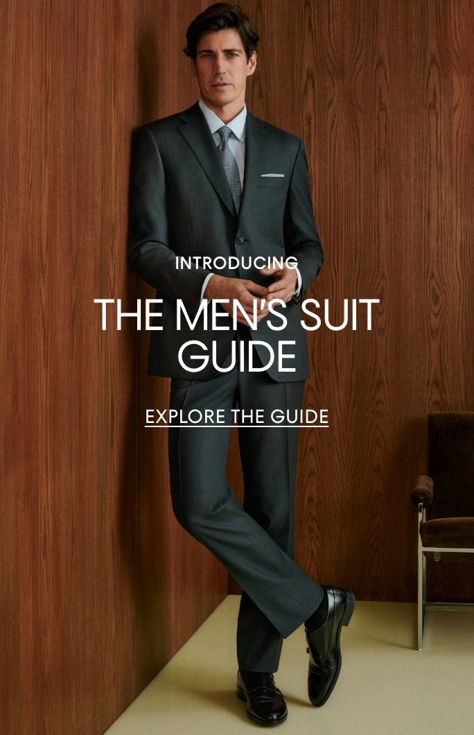 Introducing the mens suit guide.