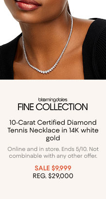 Ends 5/10! 10 tcw Diamond Tennis Necklace: $9,999 (Reg. $29K)