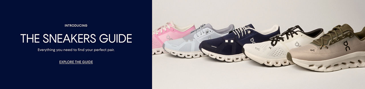 The Sneaker Guide. Everything you need to find the perfect pair.