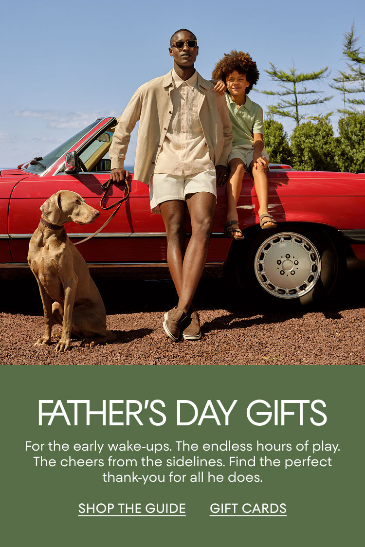 Fathers Day gifts. For the early wake ups,  endless hours of play, cheers from the sidelines. Find the perfect thank you for all he does.