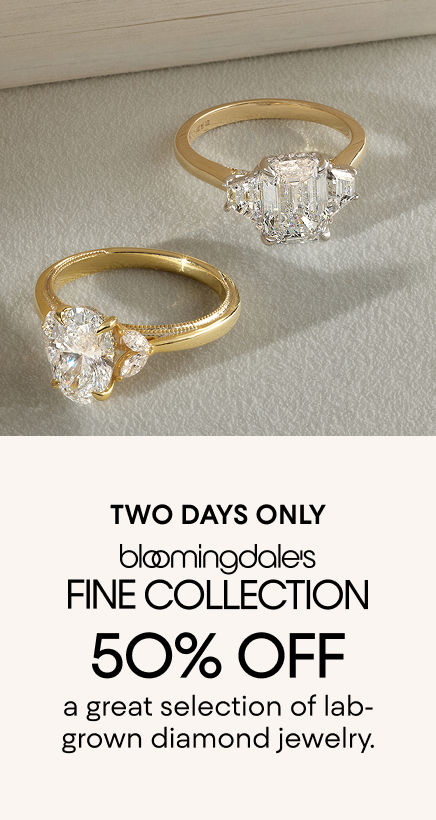 First Time Ever! Lab-Grown Diamonds: 50% Off. Ends 7/11.