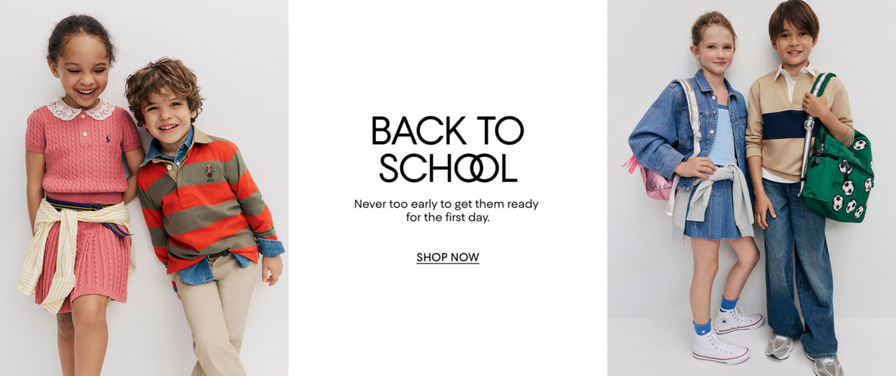 Back to school. Never too early to get them ready for the first day.