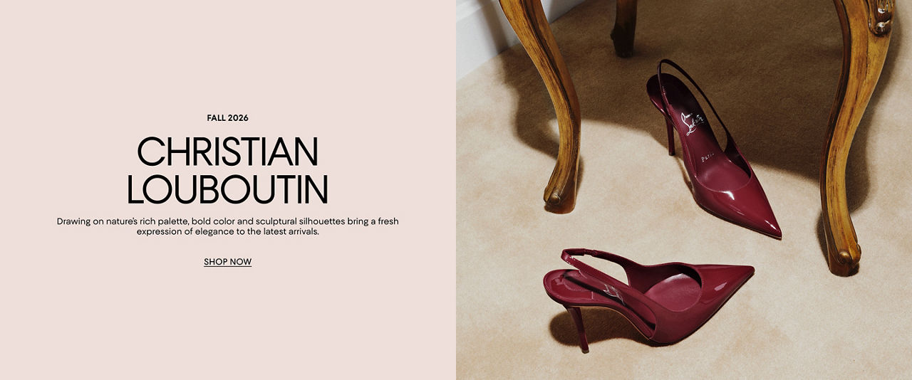 Fall 2026 Christian Louboutin. Bold color & sculptural silhouettes bring a fresh expression of elegance to the latest arrivals.