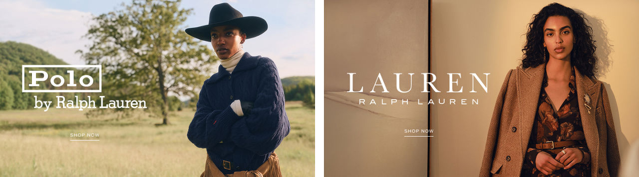 Polo by Ralph Lauren and Lauren Ralph Lauren.