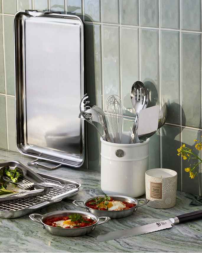 Stainless steel bakeware. Shop bakeware.