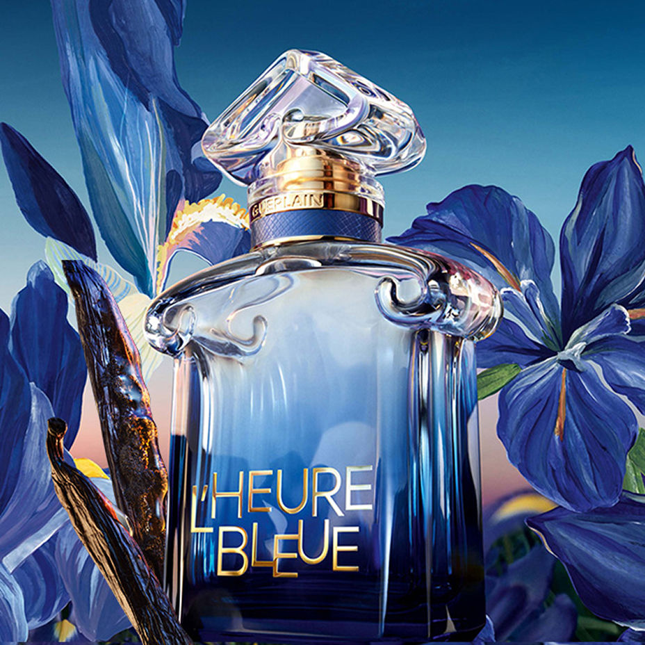 Guerlain L Heure Bleue. A fresh & airy interpretation of the classic scent.