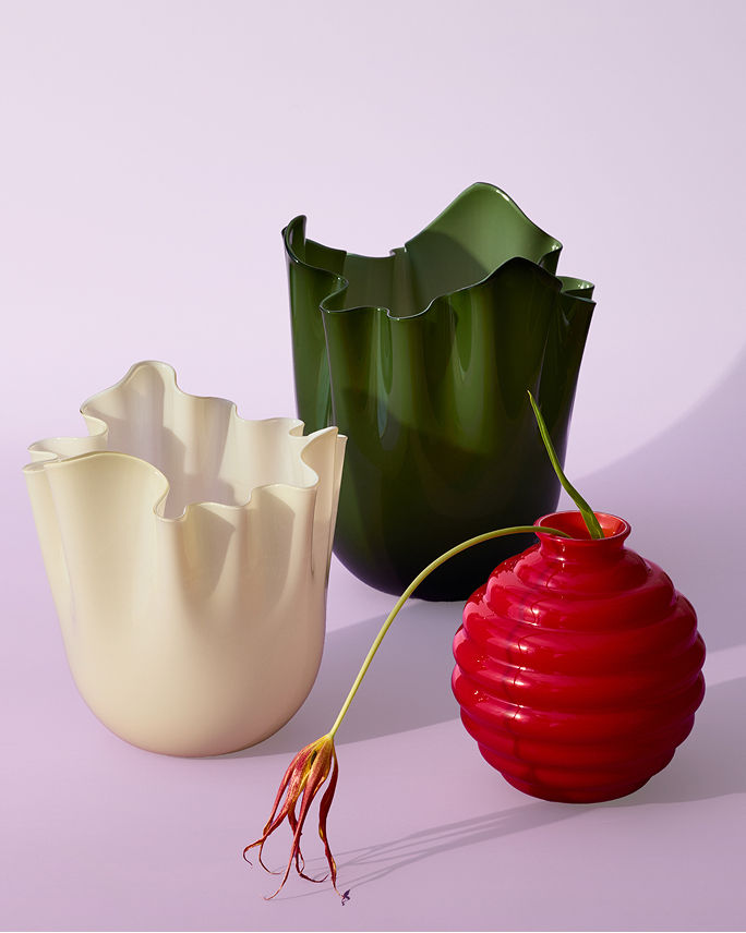 Sculptural Venini vases. Shop Venini.