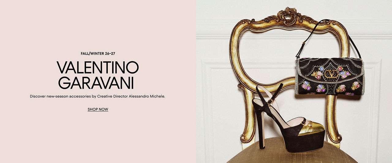 Fall winter 26, 27. Valentino Garavani. Discover new season accessories by creative director Alessandro Michele.