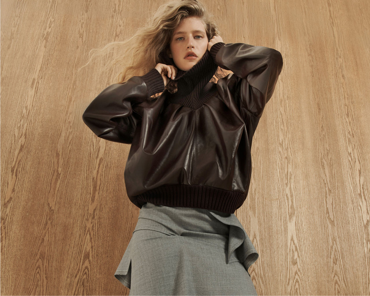 New from Victoria Beckham, fall 2026 collection, inspired by the Art Deco painter Tamara de Lempicka.