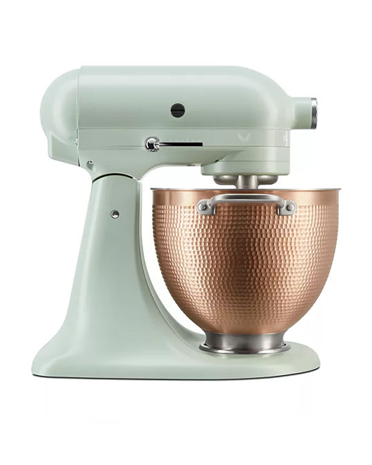Kitchen Aid Design Series blossom 5 quart tilt head stand mixer bundle for $499.99, regularly $799.99.