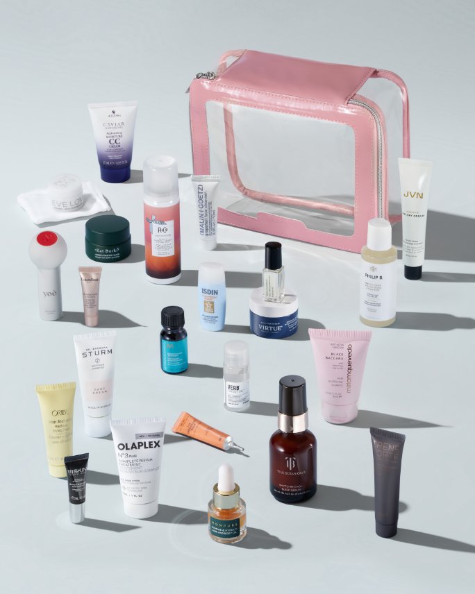 Beauty space. Free 24 piece gift with any $285 beauty space purchase. A $505 value.