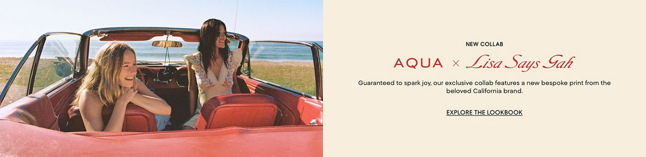 AQUA x Lisa Says Gah.