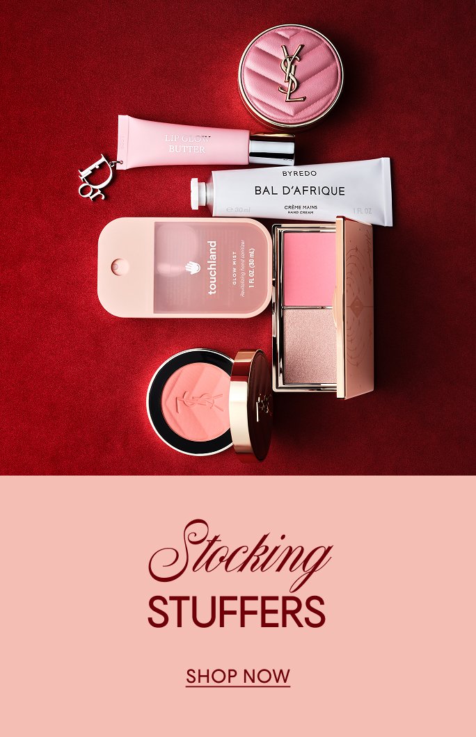 Shop stocking Stuffers.