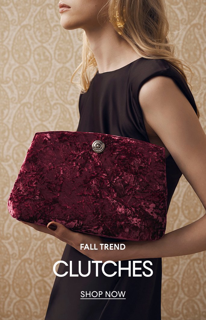 Fall trend. Clutches.