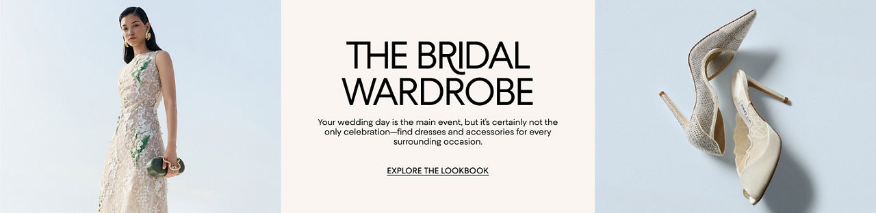 Your complete bridal wardrobe. Your wedding day is the big one, but certainly not the only one. Find dresses for every occasion.