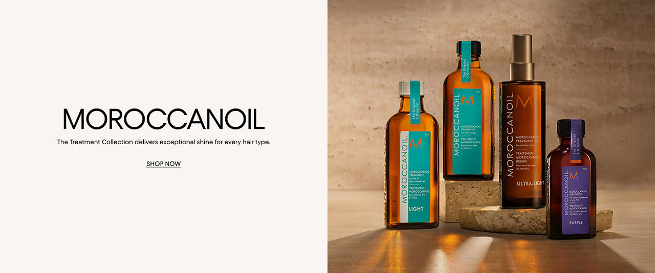 Moroccan oil. The treatment collection delivers exceptional shine for every hair type.