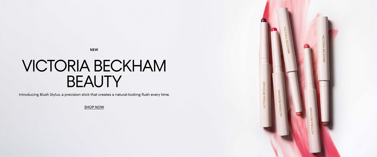 New Victoria Beckham Beauty. Introducing Blush Stylus, a precision stick that creates a natural looking flush every time.